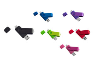 USB флаш памет 64GB — Type-C, метал и пластмаса
