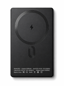 Безжична, външна батерия. Капацитет 10000 mAh, включен кабел за зареждане. Порт: Type-C