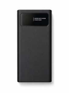 Външна батерия с дисплей. Капацитет 20000 mAh, включен кабел за зареждане. Три порта: USB-2.0A, micro USB, Type-C
