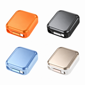 Прибиращ се кабел за зареждане USB Type-C към USB Type-C, съвместим с iPhone и Android, дължина на кабела 1 m, бързо зареждане и пренос на данни